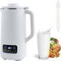 Blender chauffant et machine a soupe en verre trempe 1200 w 5 l blanc
