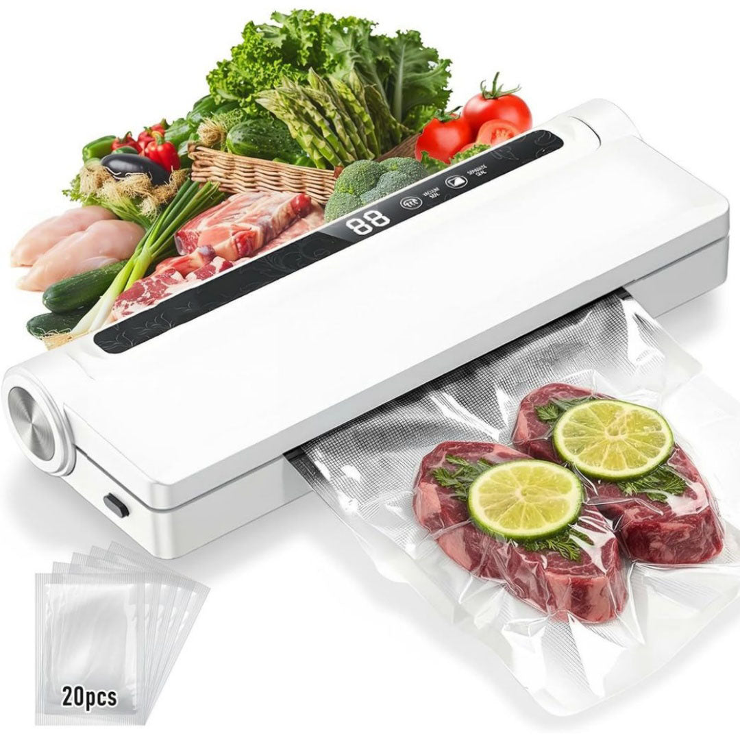 Appareil de mise sous vide pour camping en verre trempe 5 l
