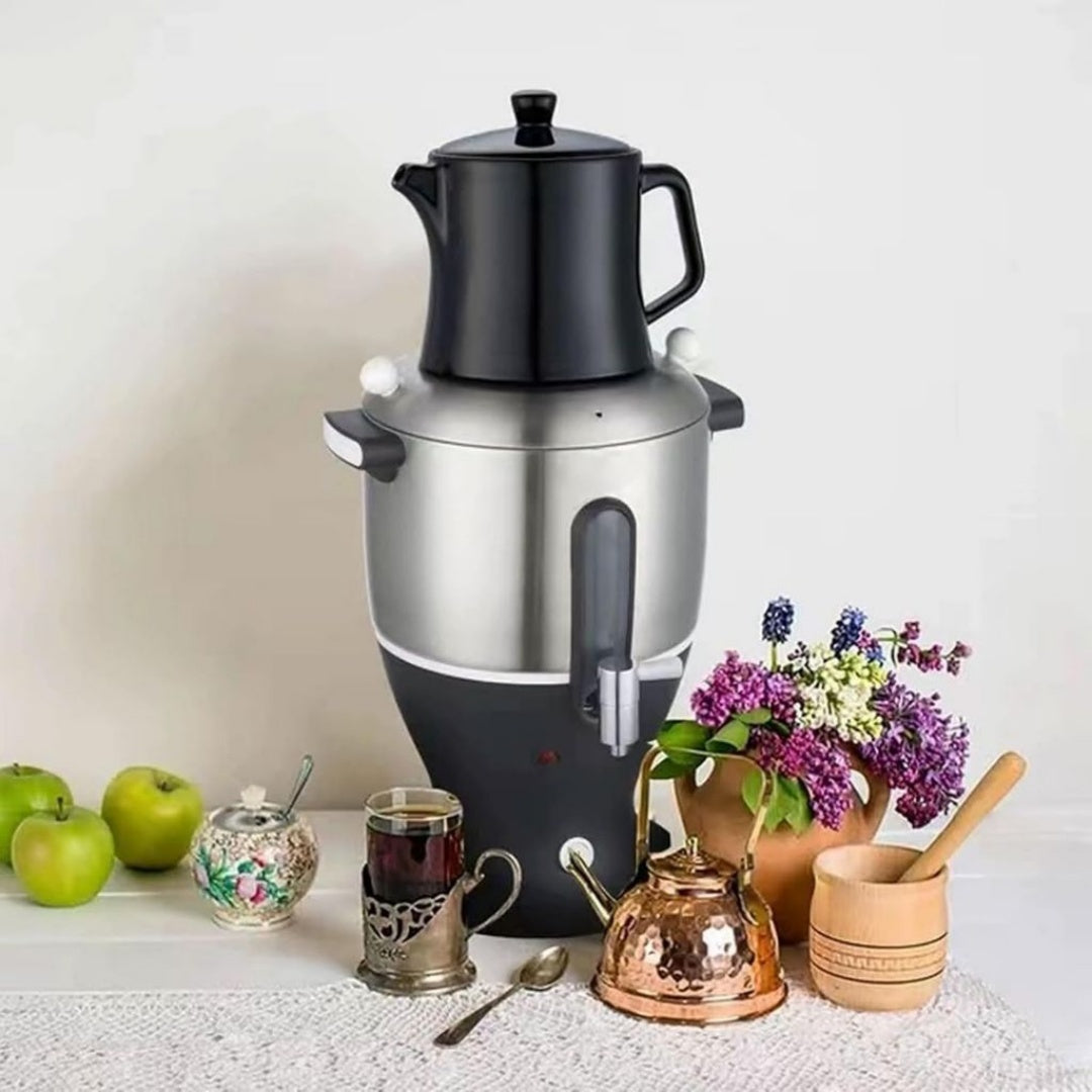 Machine a the en verre trempe 1.5 l pour camping