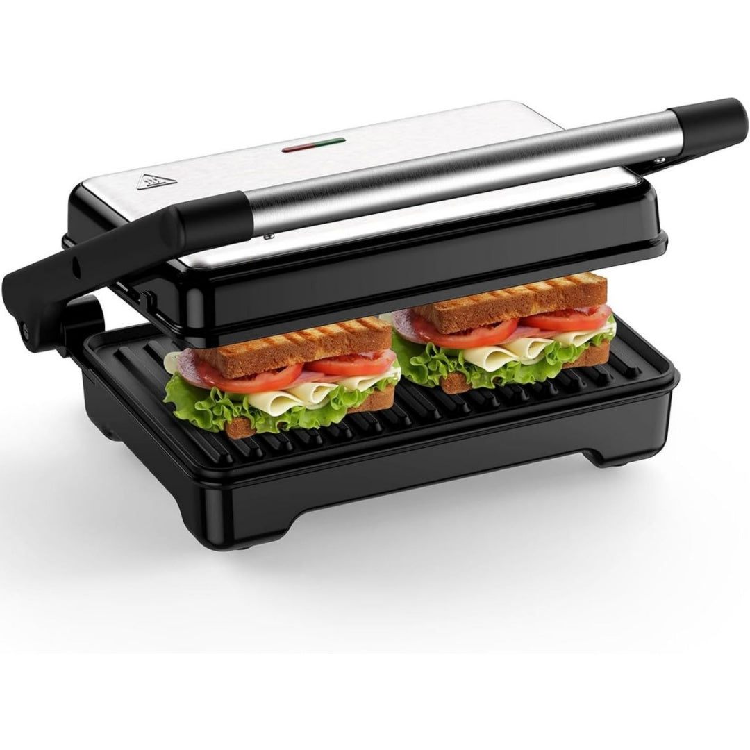 Appareil a sandwich et presse a panini pour voyage en aluminium 1.5 l